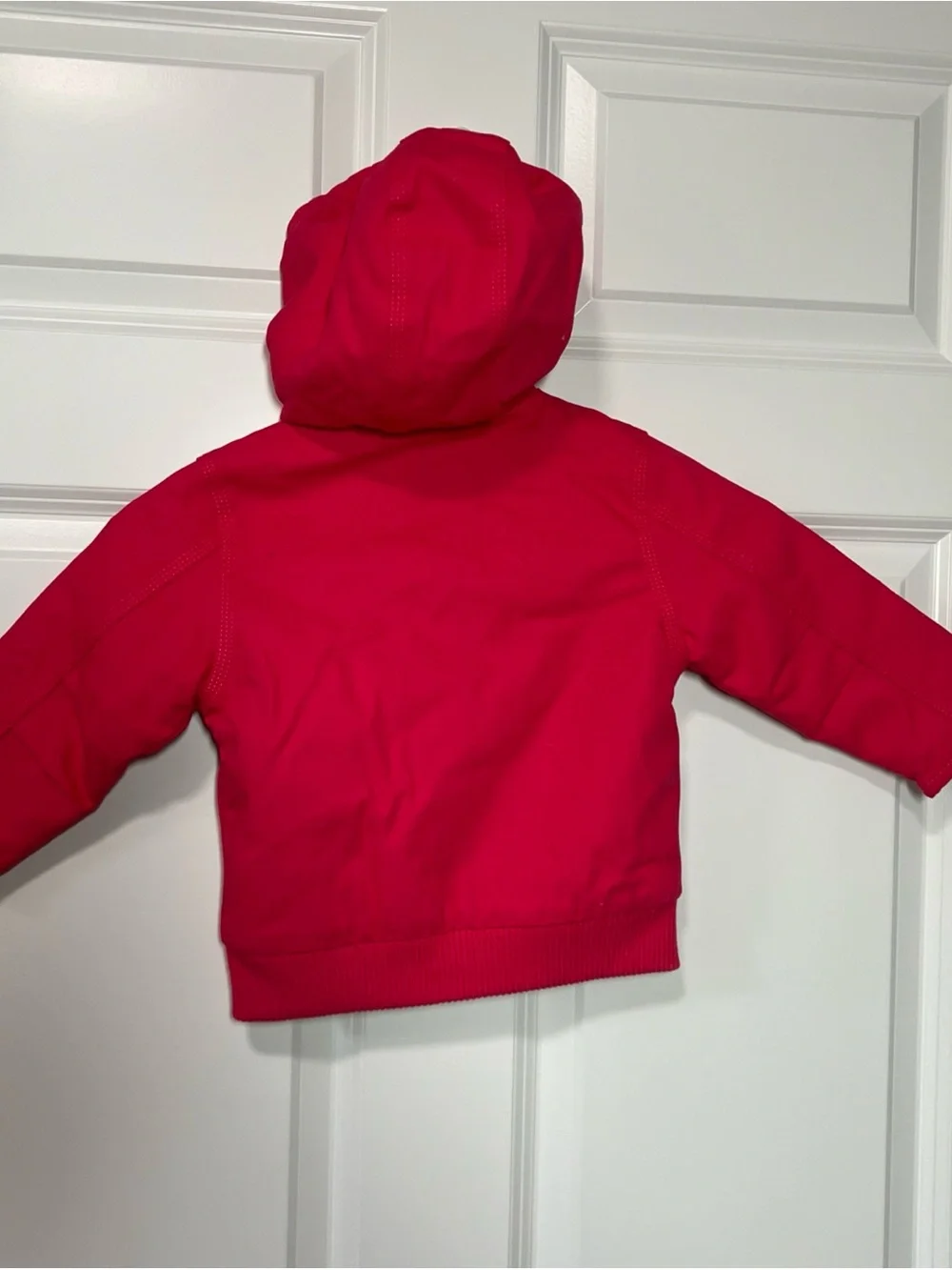 NWT Carhartt Toddler Girl 100% Cotton Canvas Insulate Hood Active Jacket US 12M